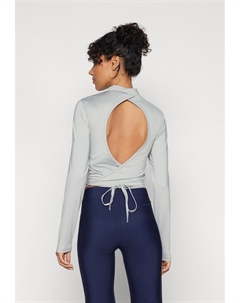 Топ с длинными рукавами ONPDANCE WRAP TOP, серый Only play