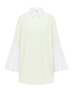 Блузка на пуговицах, бирюзовый Mymo