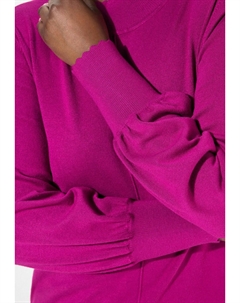 Джемпер SCALLOPED HEM BISHOP SLEEVE, розовый Ulla popken