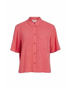 Блузка на пуговицах, розовый Object