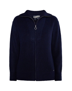 Толстовка на молнии, цвет Mottled Dark Blue Dreimaster