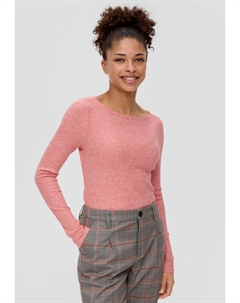 Топ с длинными рукавами, розовый Qs