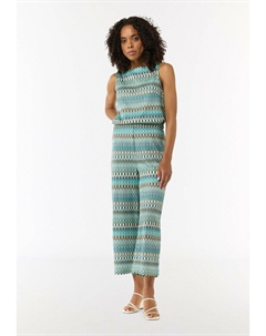 Брюки CULOTTE IN OPTIK, бирюзовый Comma,