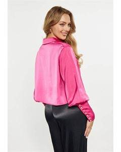 Блузка на пуговицах, розовый Faina