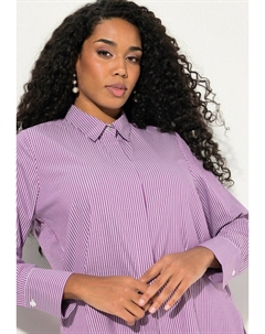 Блузка на пуговицах STRIPED BUTTON , розовый Ulla popken