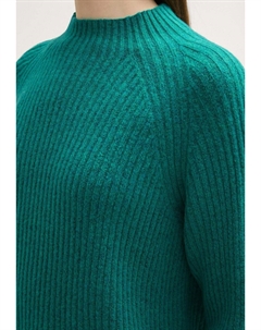 Джемпер MIT STEHKRAGEN DENIM, бирюзовый Tom tailor