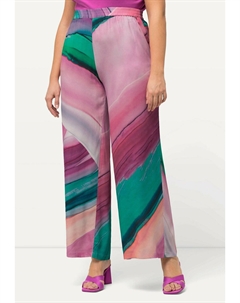 Брюки GRADIENT STRIPED WIDE LEG ELASTIC WAISTBAND, розовый Ulla popken