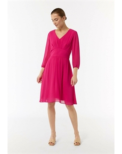 Дневное платье MIT BINDEGÜRTEL, розовый Comma,