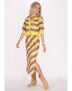 Юбка А-силуэта, желтый Izia