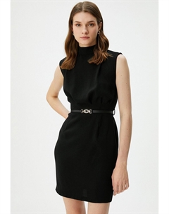 Дневное платье BELTED SLEEVELESS HIGH NECK, черный Koton