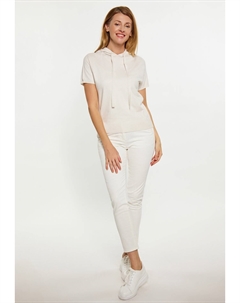 Футболка с принтом HOODIE, белый Usha