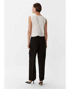 Брюки карго REGULAR AUS MIX, черный Comma,