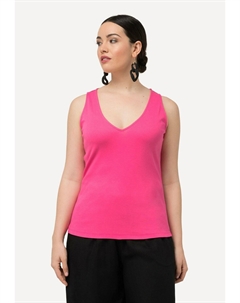 Топ V-NECK TANK, розовый Ulla popken