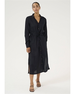 Платье-рубашка KAMILANA SOLID, цвет Mottled Black Kaffe