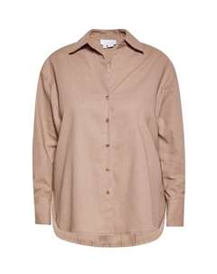 Блузка на пуговицах, серо-коричневый Usha