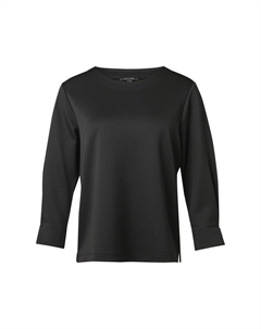 Топ с длинными рукавами, черный Comma,