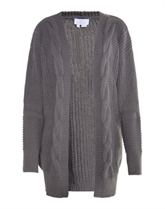 Кардиган LONG TEYLON, темно-серый Usha