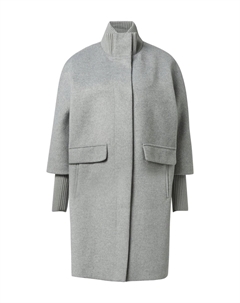 Короткое пальто AVEC COL, темно-серый Comma,