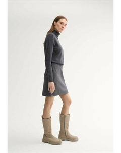 Юбка А-силуэта, темно-серый Tom tailor