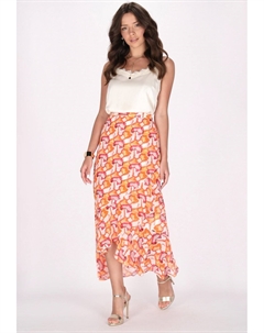 Юбка А-силуэта, оранжевый Faina