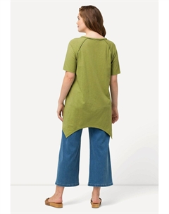 Футболка с принтом, оливковый Ulla popken