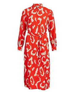 Платье-рубашка PRINT, оранжевый Object