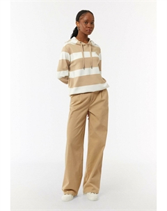 Толстовка с капюшоном MIT KAPUZE UND BLOCKSTREIFEN, бежевый Comma casual identity