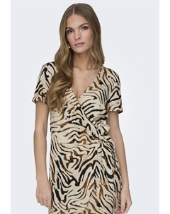 Дневное платье NAJA WRAP DRESS, бежевый Jdy