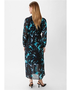 Платье макси MIT GÜRTEL, черный Comma,