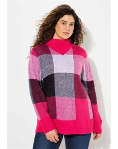 Джемпер RUITENDESSIN OPSTAANDE KRAAG, сиреневый Ulla popken