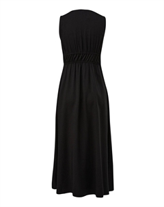 Платье макси MIT ELASTISCHEM BUND, черный Comma,