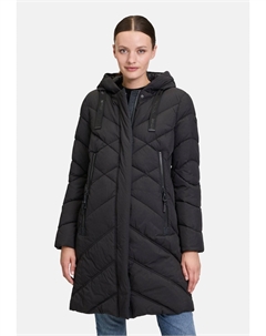 Зимнее пальто STEPP MIT KAPUZE, черный Amber & june