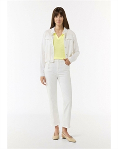 Рубашка поло MIT ARTWORK, светло-желтый Comma casual identity