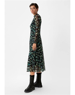 Дневное платье MIT STEHKRAGEN, черный Comma casual identity