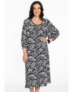 Дневное платье MIT TIERDRUCK, черный Yoek