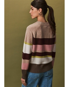 Джемпер PATTERN CREW NECK REGULAR FIT, коричневый Next