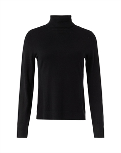 Джемпер MIT ROLLKRAGEN, черный Comma,
