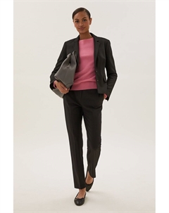 Приталенные чиносы выше щиколотки, черный Marks & spencer