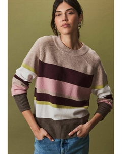 Джемпер CREW NECK REGULAR FIT, коричневый Next