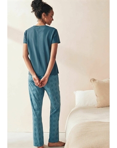 Пижама SHORT SLEEVE REGULAR FIT, синий Next