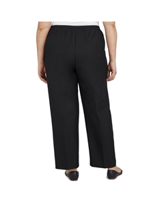 Прямые брюки без застежек больших размеров, серый Alfred dunner