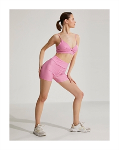 Короткие байкерские колготки в клетку, розовый Koton