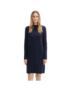 Платье Knitted Structured, синий Tom tailor