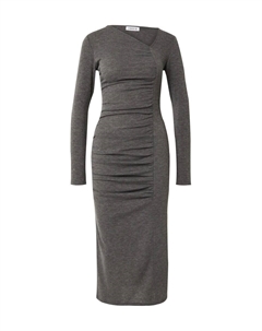 Платье миди Dress Graziela, серый Edited