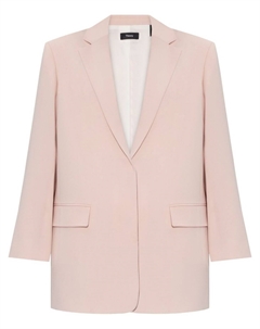 Однобортный пиджак, розовый Theory