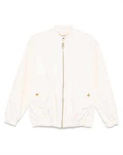 Жаккардовый бомбер с узором, нейтральный Elisabetta franchi