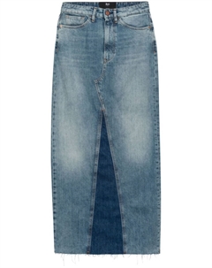 Джинсовая юбка миди Charlotte, синий 3x1