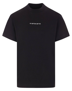 Футболка из хлопка с логотипом 10, черный Corso como