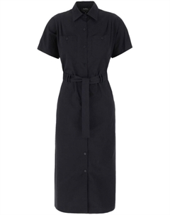 Хлопковое платье-рубашка, синий A.p.c.