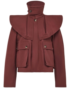 Куртка с оборками, красный Jw anderson